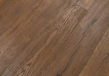 Distressed Golden Light Brown Engineered Wood Flooring | Pukka Flooring