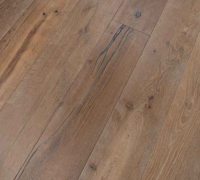 Distressed Smoked White Engineered Wood Flooring | Pukka Flooring