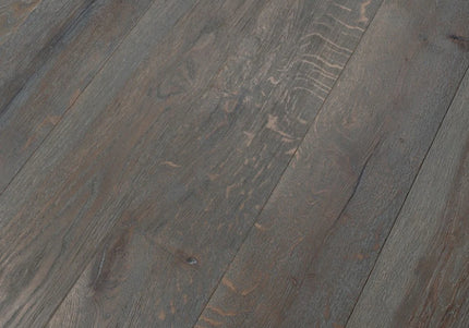 Distressed Livingstone Grey Engineered Wood Flooring | Pukka Flooring
