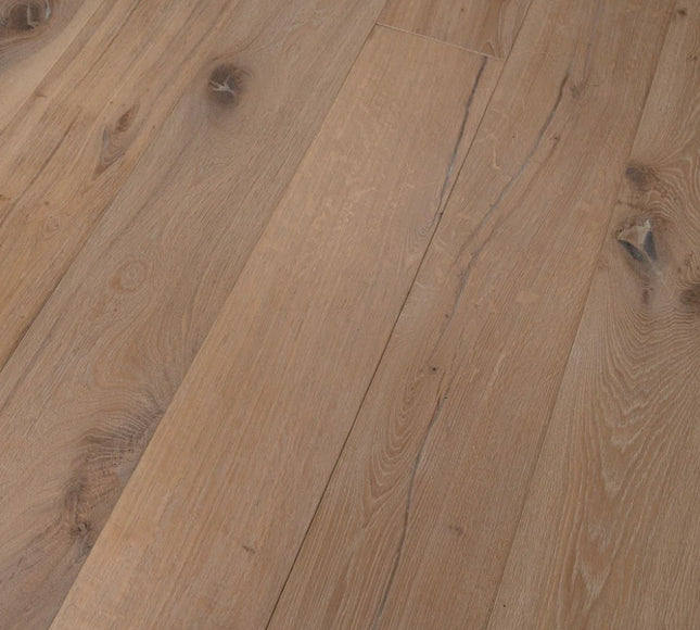 Distressed White Oiled Engineered Wood Flooring | Pukka Flooring