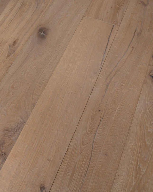 Distressed White Oiled Engineered Wood Flooring | Pukka Flooring