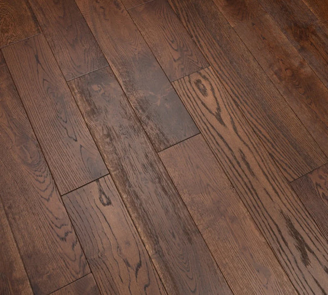 Smoky Brushed Lac Whisky Oak Engineered Oak Flooring | Pukka Flooring