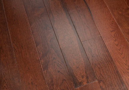 Walnut Color Lacquered Engineered Oak Flooring | Pukka Flooring