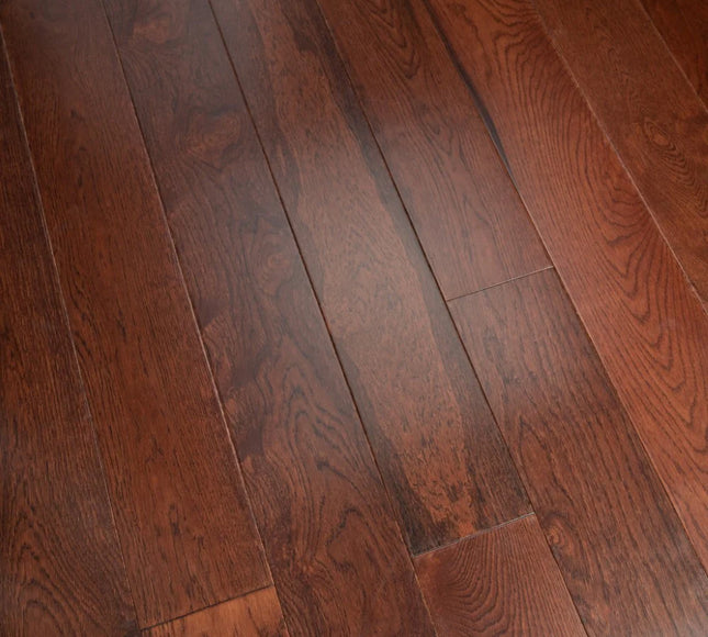 Walnut Color Lacquered Engineered Oak Flooring | Pukka Flooring
