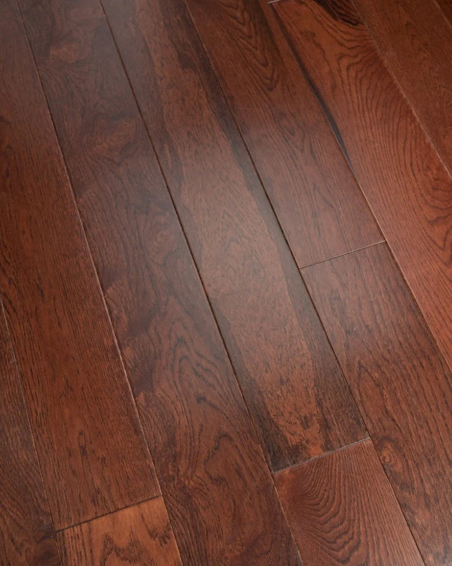 Walnut Color Lacquered Engineered Oak Flooring | Pukka Flooring