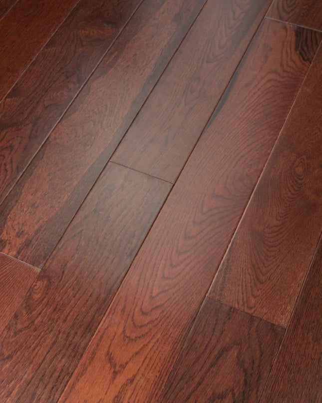 Walnut Color Lacquered Engineered Oak Flooring | Pukka Flooring