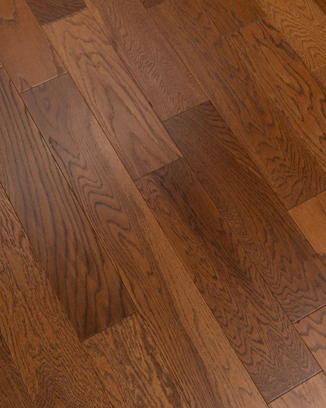 Brown Brushed Oak Engineered Flooring | Pukka Flooring