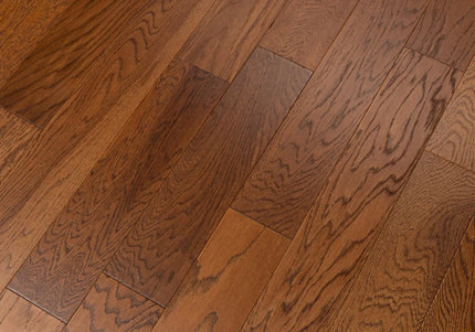 Brown Brushed Oak Engineered Flooring | Pukka Flooring