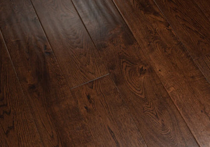 Coffee Handscraped Engineered Wood Flooring | Pukka Flooring