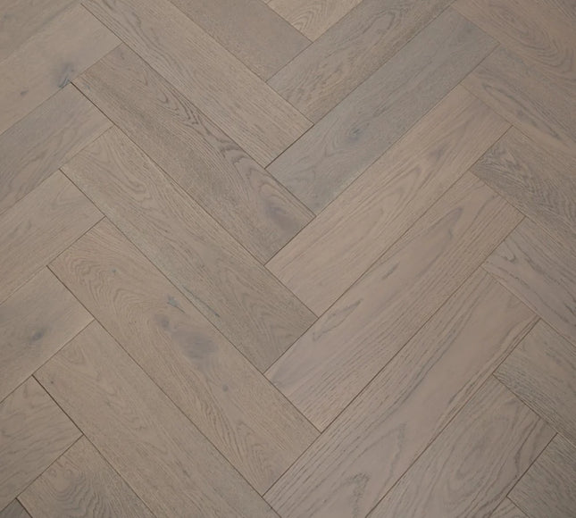 Herringbone Engineered Wood Flooring – Oak, Grey Brushed UV  Oiled – DIY Box Flooring | Pukka Flooring 