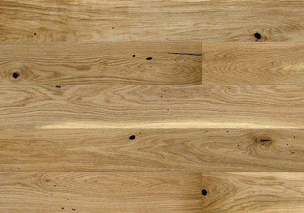 Pukka Flooring Oak Engineered Wood – French Château Oak Brushed & Matt Lacquered 14 x 180mm Long European Engineered Oak 4V Bevel
