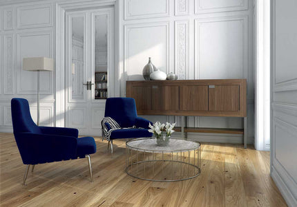 Pukka Flooring Oak Engineered Wood – French Château Oak Brushed & Matt Lacquered 14 x 180mm Long European Engineered Oak 4V Bevel