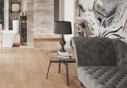 Pukka Flooring Engineered Oak Flooring – 14 x 180mm Long European Engineered Ash – Silver Ash Brushed & Matt Lacquered