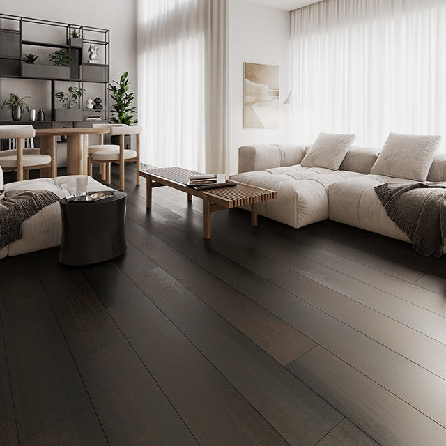 Natural T&G Brushed Plank Engineered Flooring | Pukka Flooring