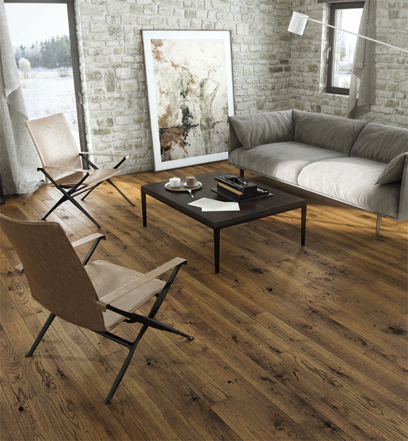 Natural Oak Brushed Matt Lacquered Rustic