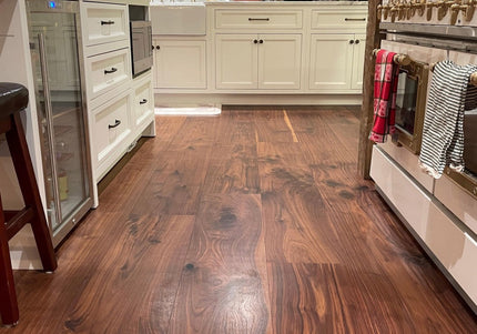 Smoked Unfinished Walnut Plank Engineered Flooring | Pukka Flooring