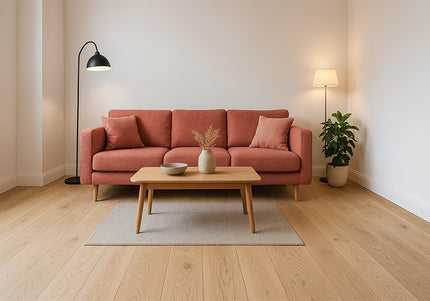 Natural T&G UV Lacquered Plank Engineered Flooring | Pukka Flooring