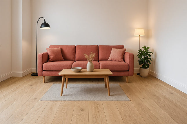 Natural T&G UV Lacquered Plank Engineered Flooring | Pukka Flooring