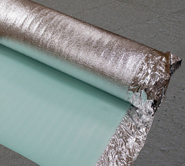 3mm Silver Underlay 15m² Roll | Pukka Flooring