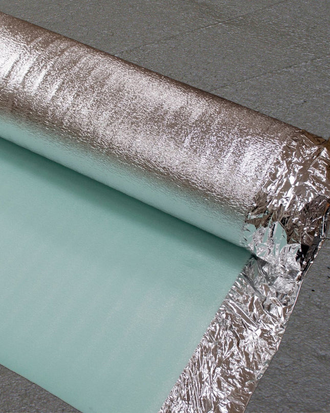 3mm Silver Underlay 15m² Roll | Pukka Flooring