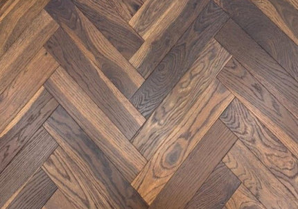 Smoked Natural Engineered Herringbone Flooring | Pukka Flooring