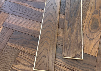Smoked Natural Engineered Herringbone Flooring | Pukka Flooring