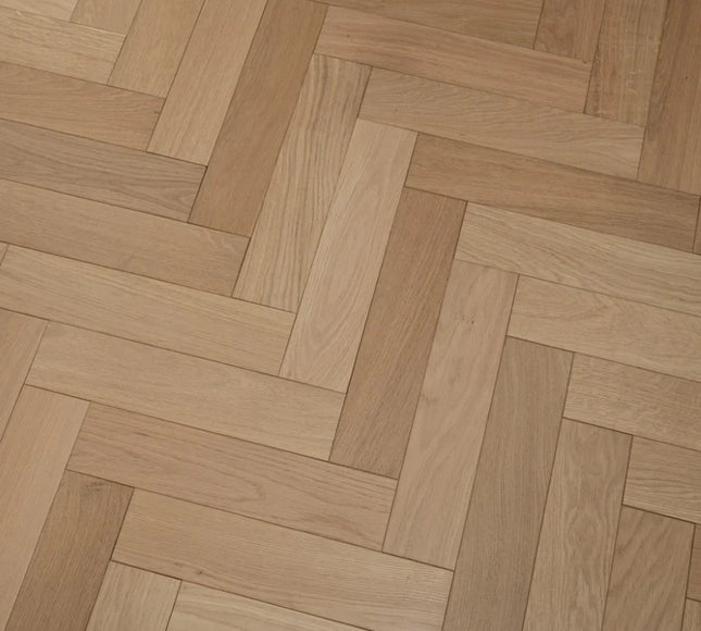 AB White Oiled Engineered Oak Herringbone Flooring | Pukka Flooring