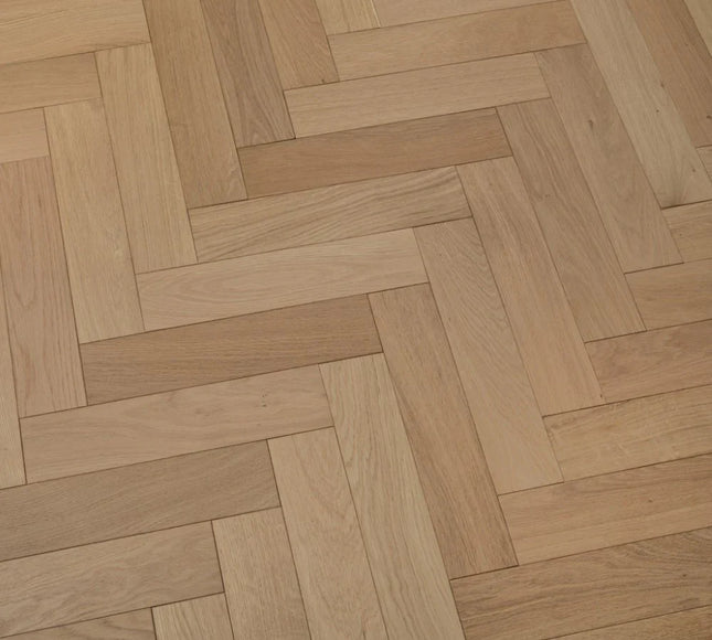 AB White Oiled Engineered Oak Herringbone Flooring | Pukka Flooring