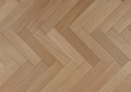 Classic Invisible Lacquered Engineered Oak Herringbone Flooring | Pukka Flooring