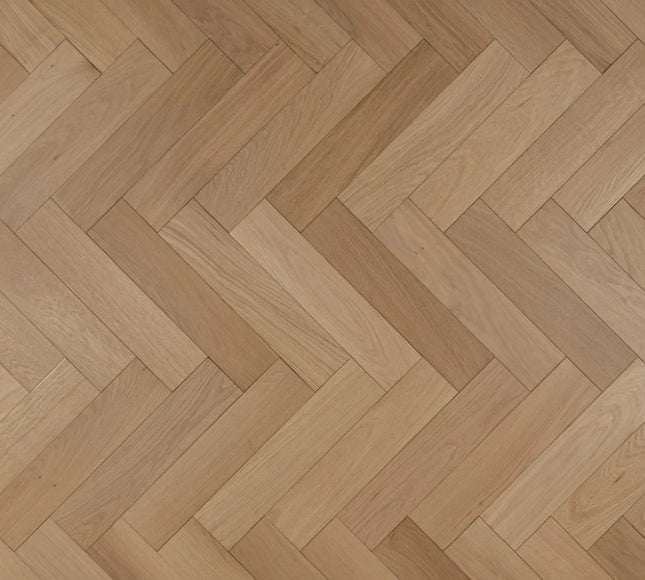 Classic Invisible Lacquered Engineered Oak Herringbone Flooring | Pukka Flooring