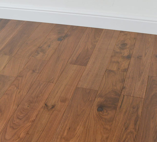 Walnut T&G UV Lacquered Plank Engineered Flooring | Pukka Flooring