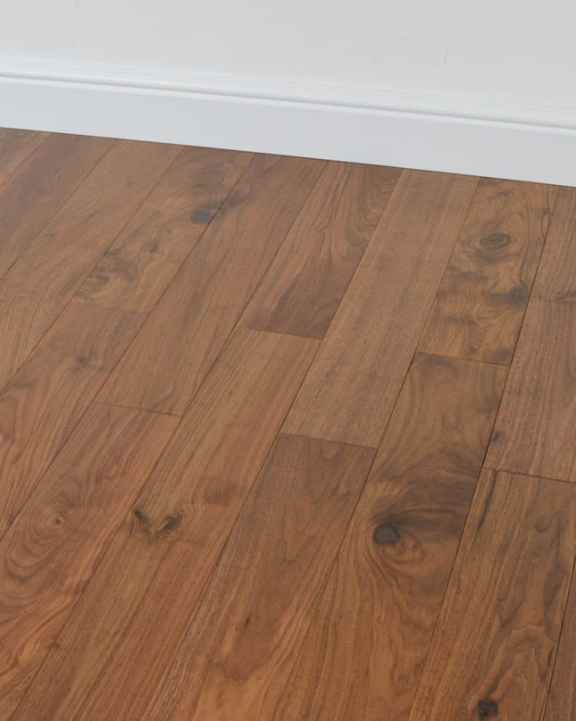 Walnut T&G UV Lacquered Plank Engineered Flooring | Pukka Flooring