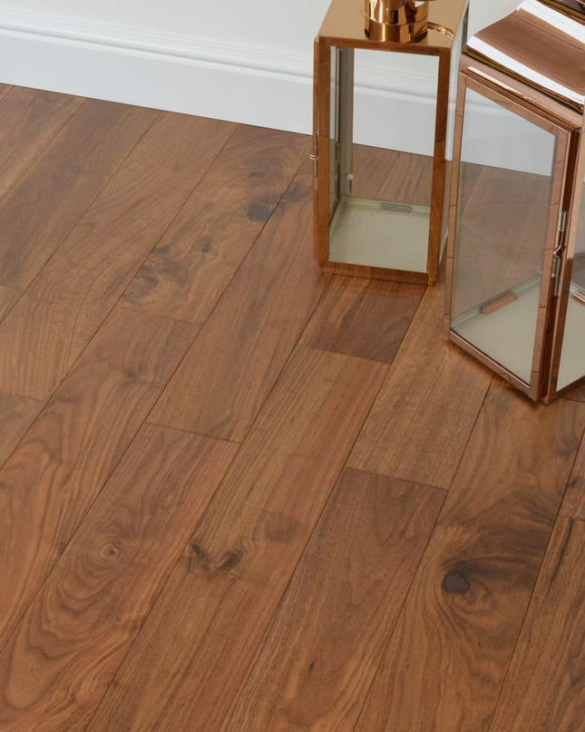 Walnut T&G UV Lacquered Plank Engineered Flooring | Pukka Flooring