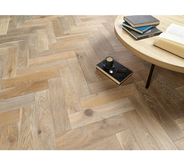 Neptune Smoked Grey UV Oiled Parquet Flooring | Pukka Flooring