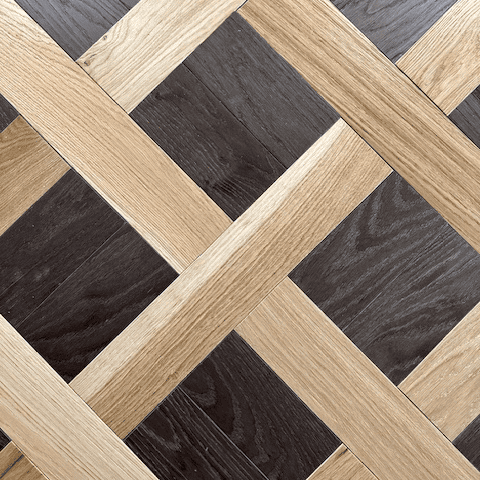 Walnut Mix Basket Weaves Parquet Flooring | Pukka Flooring