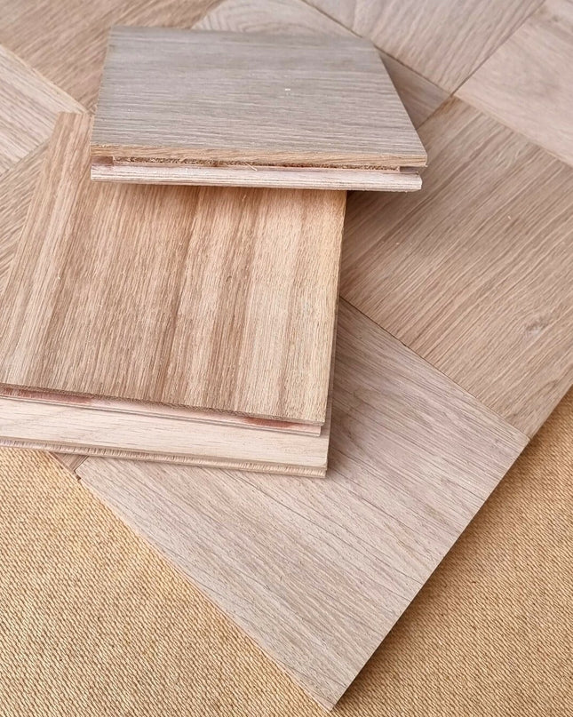 Square Natural Weaves Parquet Flooring | Pukka Flooring