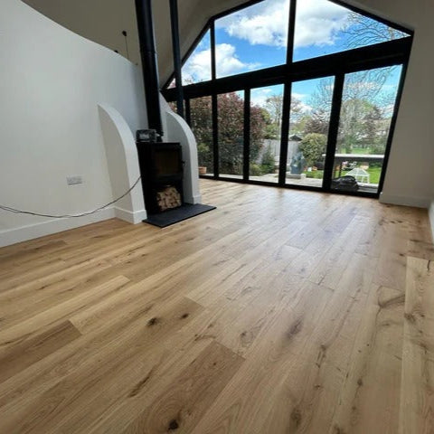 Natural Long Plank Engineered Wood Flooring BCd | Pukka Flooring