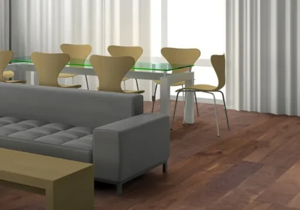 Unfinished Walnut Plank Engineered Flooring | Pukka Flooring