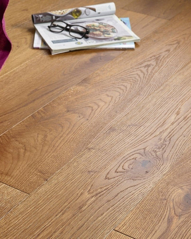 Natural Smoked 3D Brushed Oak Flooring  |Pukka Flooring