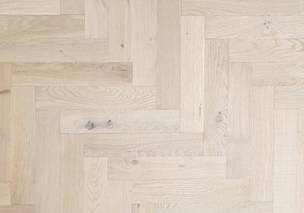 Unfinished Oak Chevron Engineered Flooring | Pukka Flooring