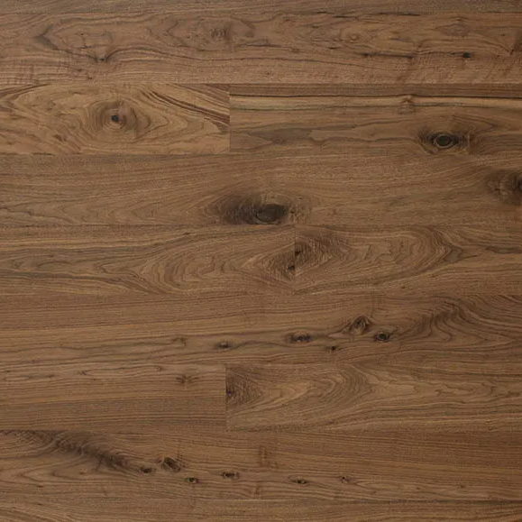 Unfinished Walnut Plank Engineered Flooring | Pukka Flooring