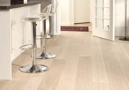 Natural Brushed Long Plank Engineered Wood Flooring | Pukka Flooring
