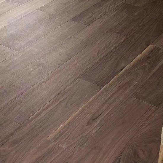 Smoked Unfinished Walnut Plank Engineered Flooring | Pukka Flooring