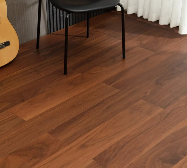 Unfinished Walnut Click Plank Engineered Flooring | Pukka Flooring