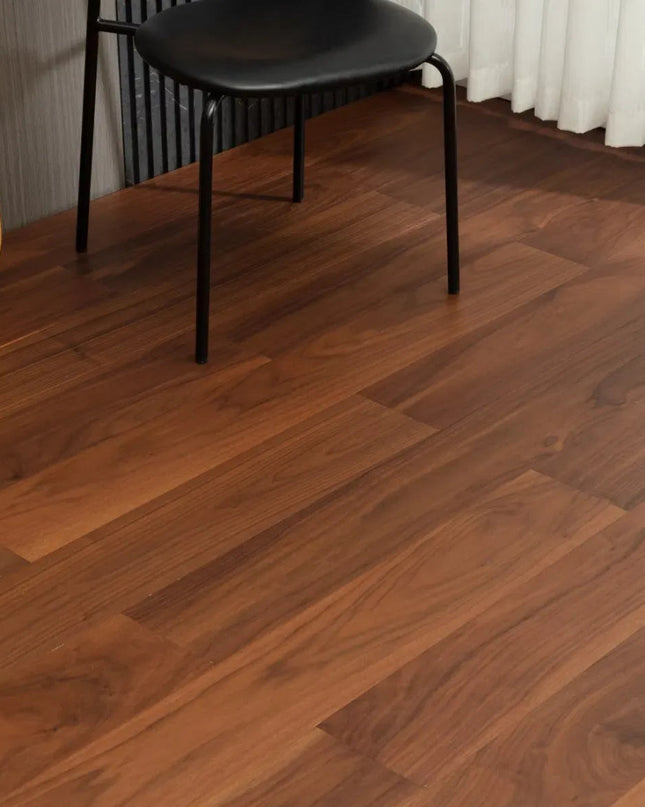 Unfinished Walnut Click Plank Engineered Flooring | Pukka Flooring