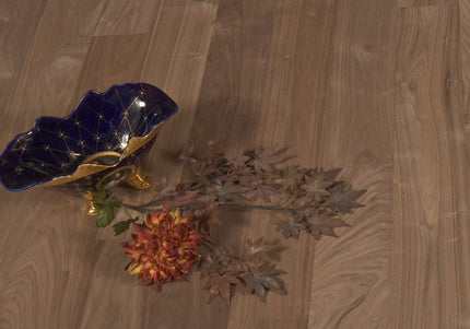 Unfinished Walnut Plank Engineered Flooring | Pukka Flooring