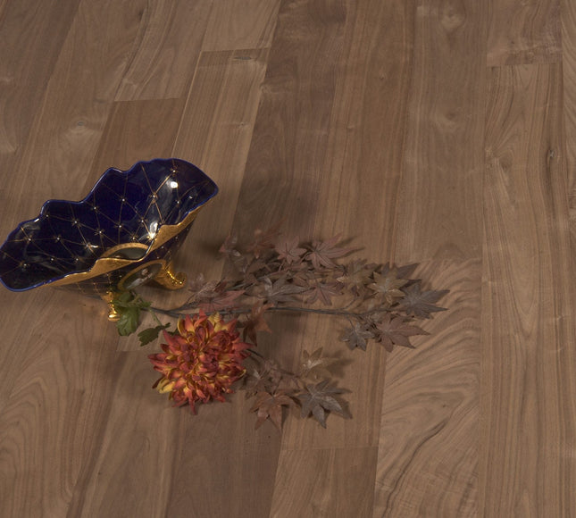 Unfinished Walnut Plank Engineered Flooring | Pukka Flooring