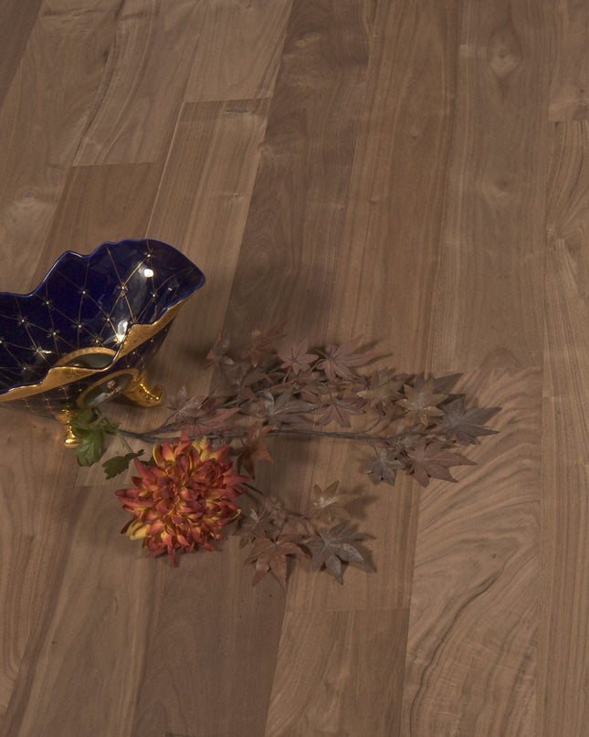 Unfinished Walnut Plank Engineered Flooring | Pukka Flooring