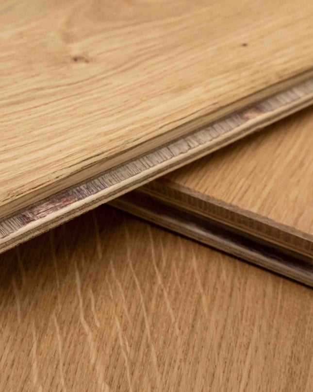 Natural Click Brushed Plank Engineered Flooring | Pukka Flooring