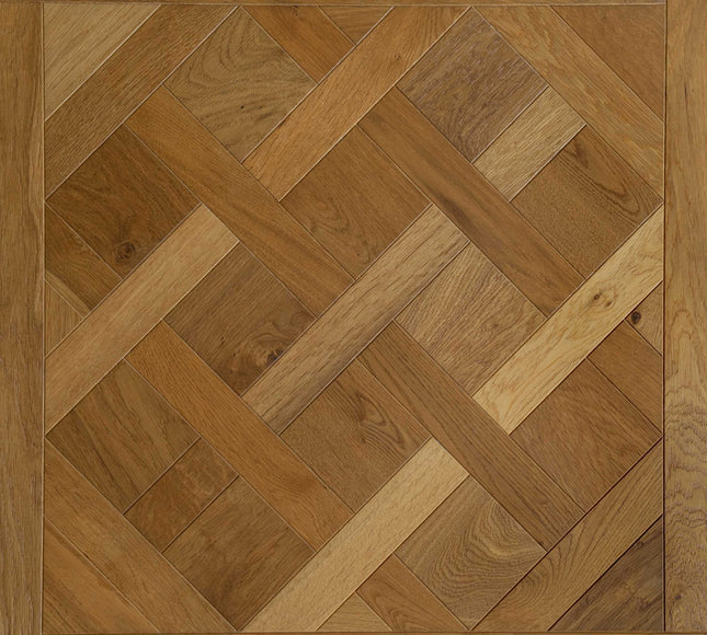 Smoked Versailles Weaves Parquet Flooring | Pukka Flooring